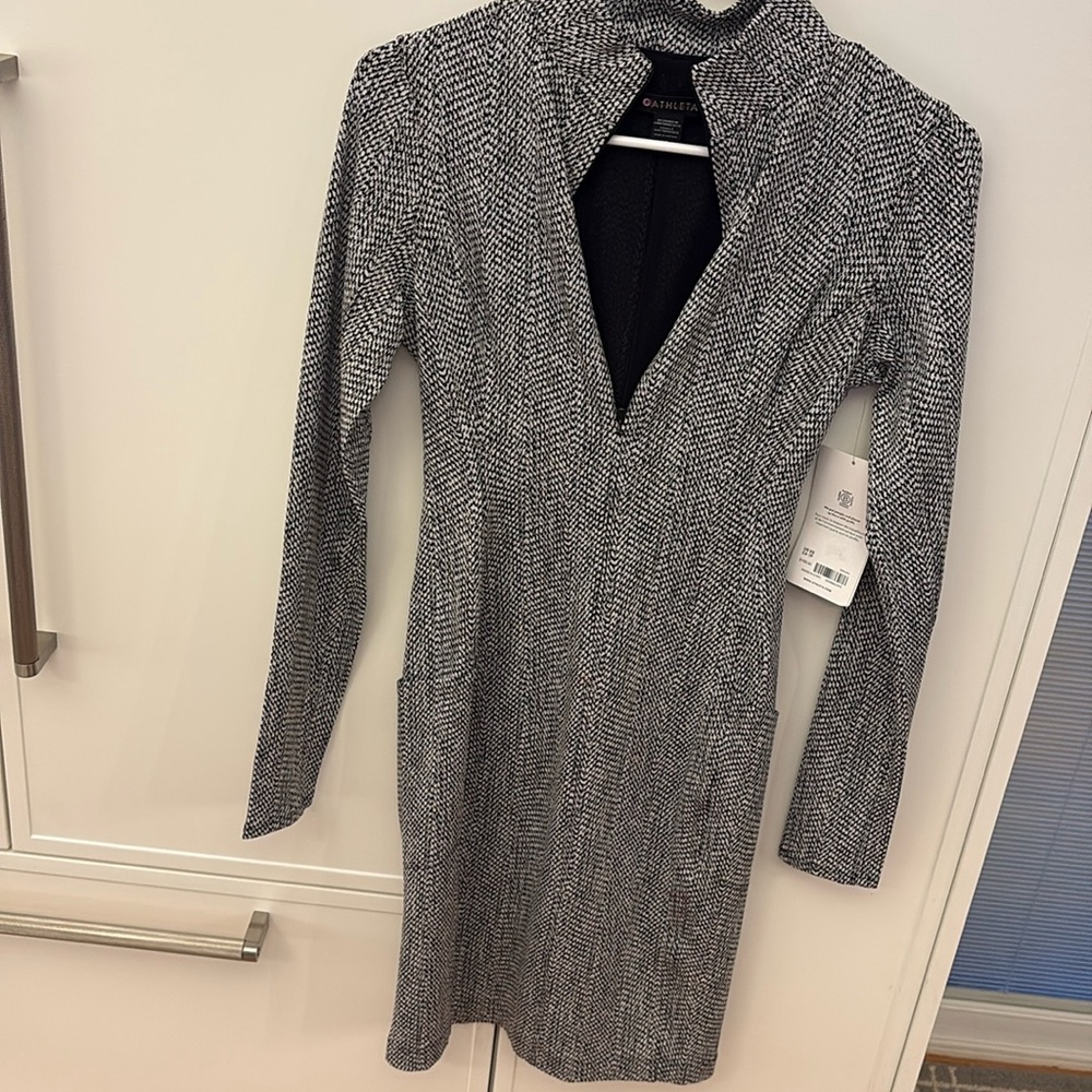Athleta Delancey Textured Dress NWT